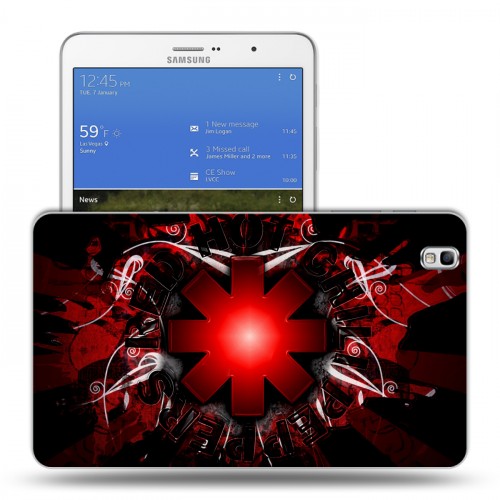Дизайнерский силиконовый чехол для Samsung Galaxy Tab Pro 8.4 Red Hot Chili Peppers