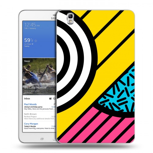 Дизайнерский силиконовый чехол для Samsung Galaxy Tab Pro 8.4 Абстракции 3