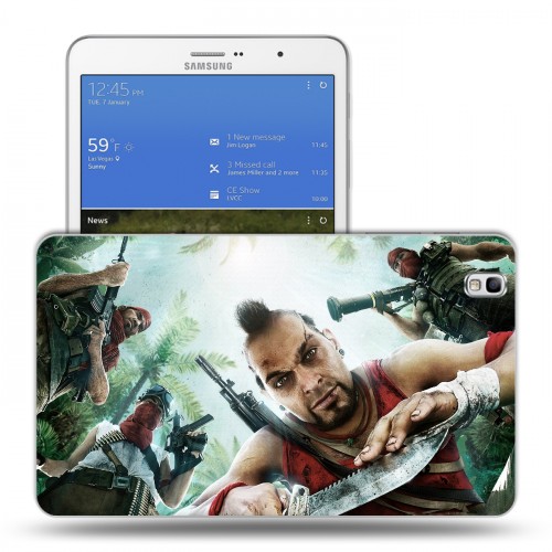 Дизайнерский силиконовый чехол для Samsung Galaxy Tab Pro 8.4 Far cry