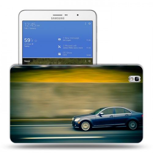 Дизайнерский силиконовый чехол для Samsung Galaxy Tab Pro 8.4  Mercedes