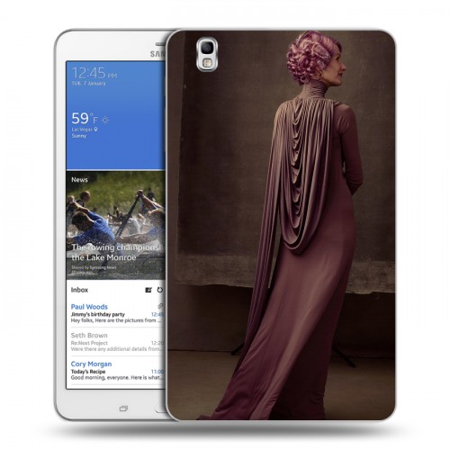 Дизайнерский силиконовый чехол для Samsung Galaxy Tab Pro 8.4 Star Wars : The Last Jedi