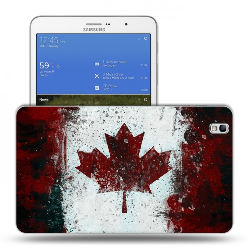 Дизайнерский силиконовый чехол для Samsung Galaxy Tab Pro 8.4 флаг канады