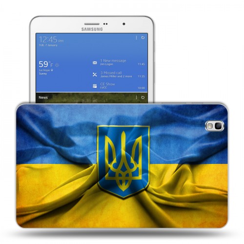 Дизайнерский силиконовый чехол для Samsung Galaxy Tab Pro 8.4 флаг Украины