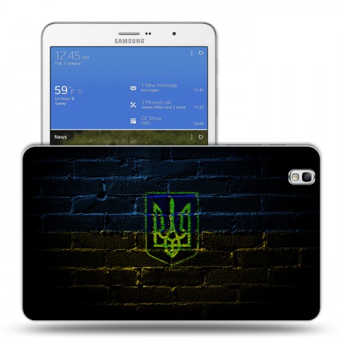 Дизайнерский силиконовый чехол для Samsung Galaxy Tab Pro 8.4 флаг Украины
