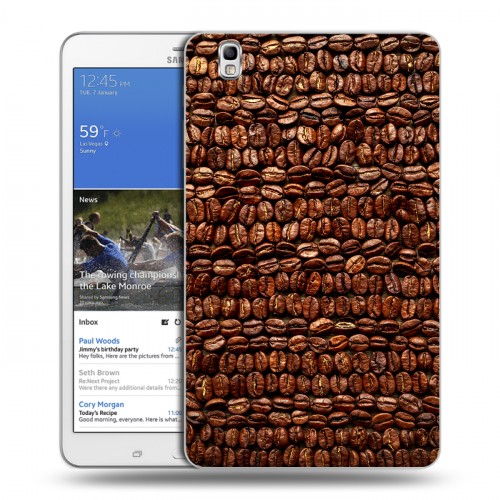 Дизайнерский силиконовый чехол для Samsung Galaxy Tab Pro 8.4 кофе