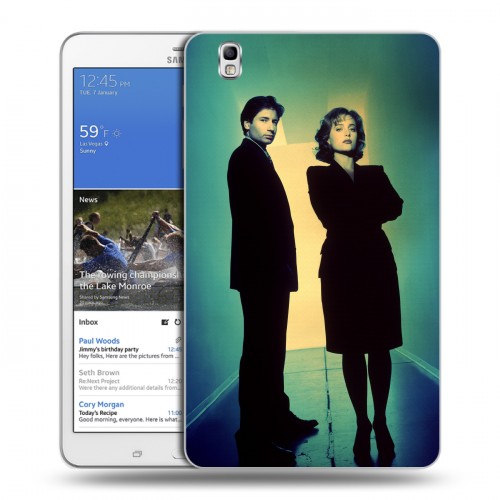 Дизайнерский силиконовый чехол для Samsung Galaxy Tab Pro 8.4 Секретные материалы