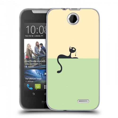 Дизайнерский силиконовый чехол для HTC Desire 310 Абстрактный минимализм