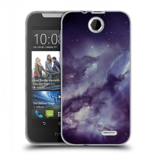 Дизайнерский силиконовый чехол для HTC Desire 310 Галактика