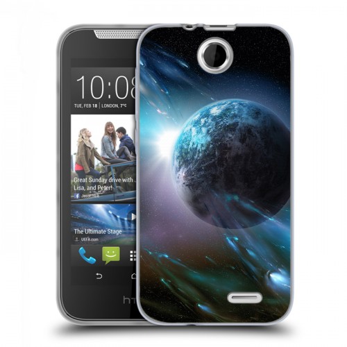 Дизайнерский силиконовый чехол для HTC Desire 310 Планеты