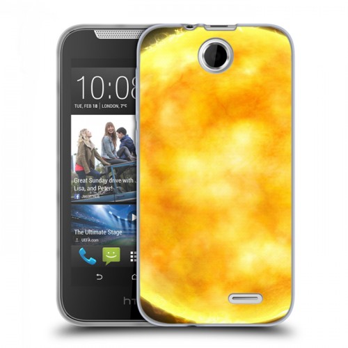Дизайнерский силиконовый чехол для HTC Desire 310 Солнце