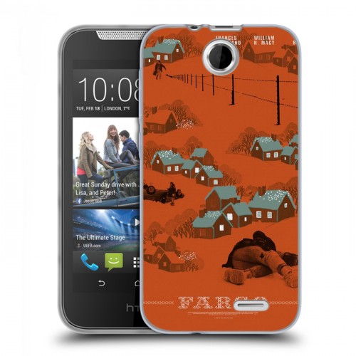 Дизайнерский силиконовый чехол для HTC Desire 310 Фарго