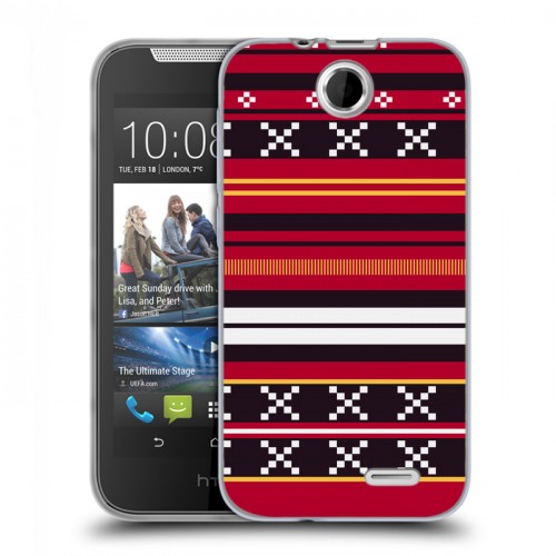 Дизайнерский силиконовый чехол для HTC Desire 310 Этнические мотивы