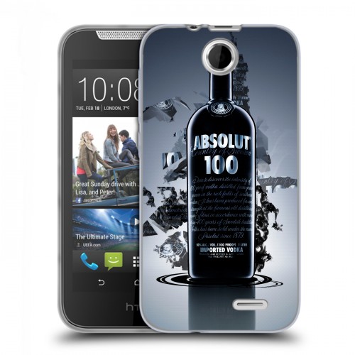Дизайнерский силиконовый чехол для HTC Desire 310 Absolut