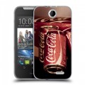 Дизайнерский силиконовый чехол для HTC Desire 310 Coca-cola