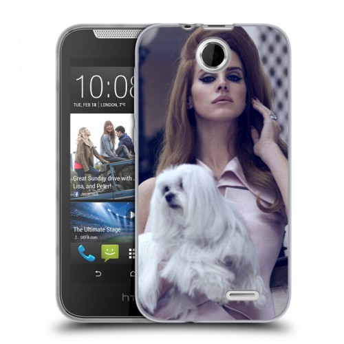 Дизайнерский силиконовый чехол для HTC Desire 310 Лан Дел Рей