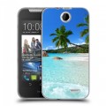 Дизайнерский силиконовый чехол для HTC Desire 310 Пляж