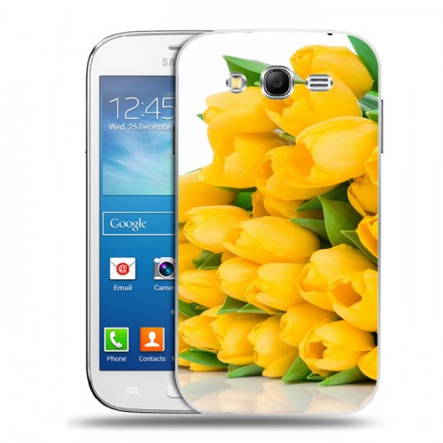 Дизайнерский пластиковый чехол для Samsung Galaxy Grand Neo Тюльпаны