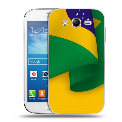 Дизайнерский пластиковый чехол для Samsung Galaxy Grand Neo Флаг Бразилии