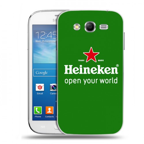 Дизайнерский пластиковый чехол для Samsung Galaxy Grand Neo Heineken