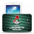 Дизайнерский силиконовый чехол для Samsung Galaxy Tab 3 Lite Локомотив