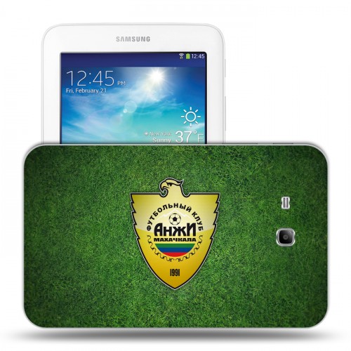 Дизайнерский силиконовый чехол для Samsung Galaxy Tab 3 Lite Анжи