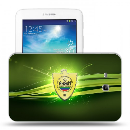 Дизайнерский силиконовый чехол для Samsung Galaxy Tab 3 Lite Анжи