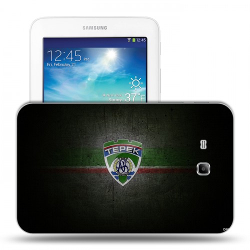 Дизайнерский силиконовый чехол для Samsung Galaxy Tab 3 Lite Терек