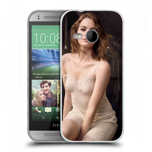 Дизайнерский пластиковый чехол для HTC One mini 2 Эмма Стоун