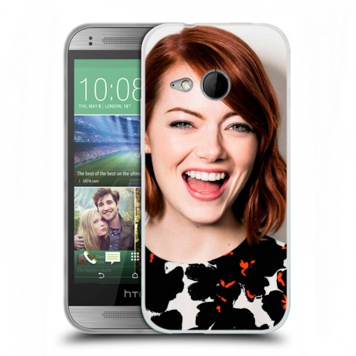 Дизайнерский пластиковый чехол для HTC One mini 2 Эмма Стоун