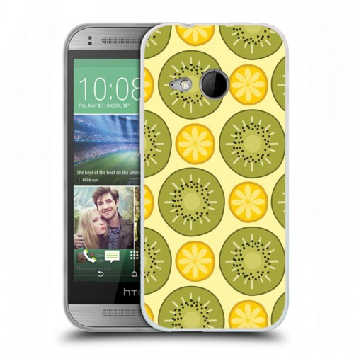 Дизайнерский пластиковый чехол для HTC One mini 2 Фруктово-арбузные узоры