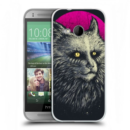 Дизайнерский пластиковый чехол для HTC One mini 2 Мистические кошки