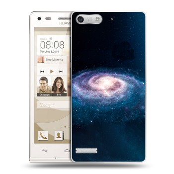 Дизайнерский силиконовый чехол для Huawei Ascend G6 Галактика (на заказ)
