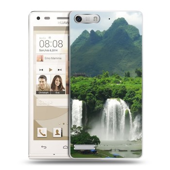 Дизайнерский силиконовый чехол для Huawei Ascend G6 водопады (на заказ)