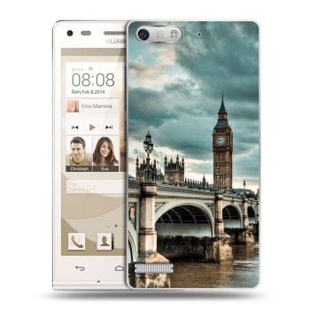 Дизайнерский силиконовый чехол для Huawei Ascend G6 Лондон (на заказ)