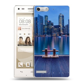 Дизайнерский силиконовый чехол для Huawei Ascend G6 Сингапур (на заказ)
