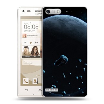 Дизайнерский силиконовый чехол для Huawei Ascend G6 Астероиды (на заказ)