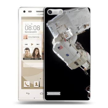 Дизайнерский силиконовый чехол для Huawei Ascend G6 Космонавт (на заказ)