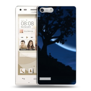 Дизайнерский силиконовый чехол для Huawei Ascend G6 Луна (на заказ)