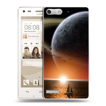 Дизайнерский силиконовый чехол для Huawei Ascend G6 Сатурн (на заказ)