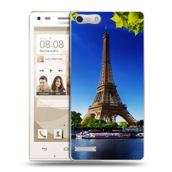 Дизайнерский силиконовый чехол для Huawei Ascend G6 Париж (на заказ)