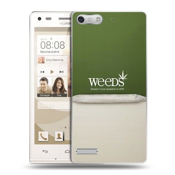 Дизайнерский силиконовый чехол для Huawei Ascend G6 Weeds (на заказ)