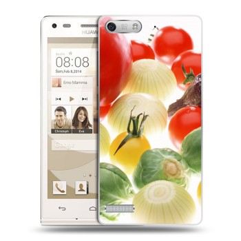Дизайнерский силиконовый чехол для Huawei Ascend G6 Овощи (на заказ)