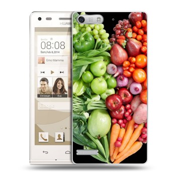 Дизайнерский силиконовый чехол для Huawei Ascend G6 Овощи (на заказ)