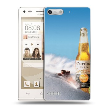 Дизайнерский силиконовый чехол для Huawei Ascend G6 Corona (на заказ)