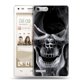 Дизайнерский силиконовый чехол для Huawei Ascend G6 Арт черепа (на заказ)