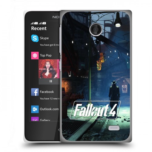 Дизайнерский пластиковый чехол для Nokia X Fallout