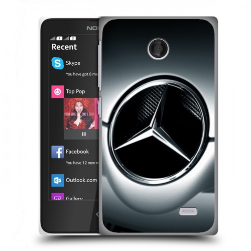 Дизайнерский пластиковый чехол для Nokia X Mercedes