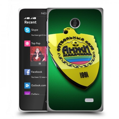 Дизайнерский пластиковый чехол для Nokia X Анжи