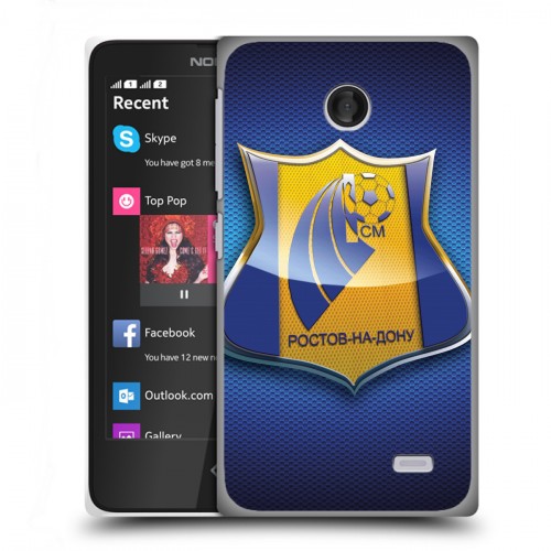 Дизайнерский пластиковый чехол для Nokia X Ростов