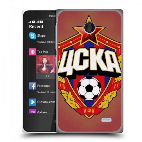 Дизайнерский пластиковый чехол для Nokia X ЦСКА